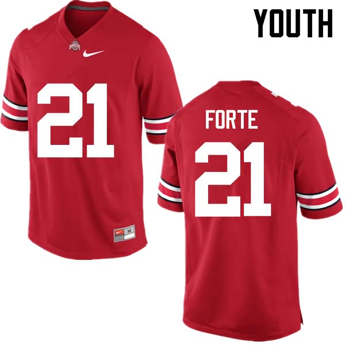 Trevon Forte Ohio State Buckeyes Youth NCAA #21 Nike Red College Stitched Football Jersey WFA1156UM
